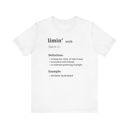 Limin’ Mode On T-Shirt – Funny Trini Vibes Shirt – Caribbean Island Life Tee – Trinidad Gift – Unisex Chill Shirt for Liming Friends