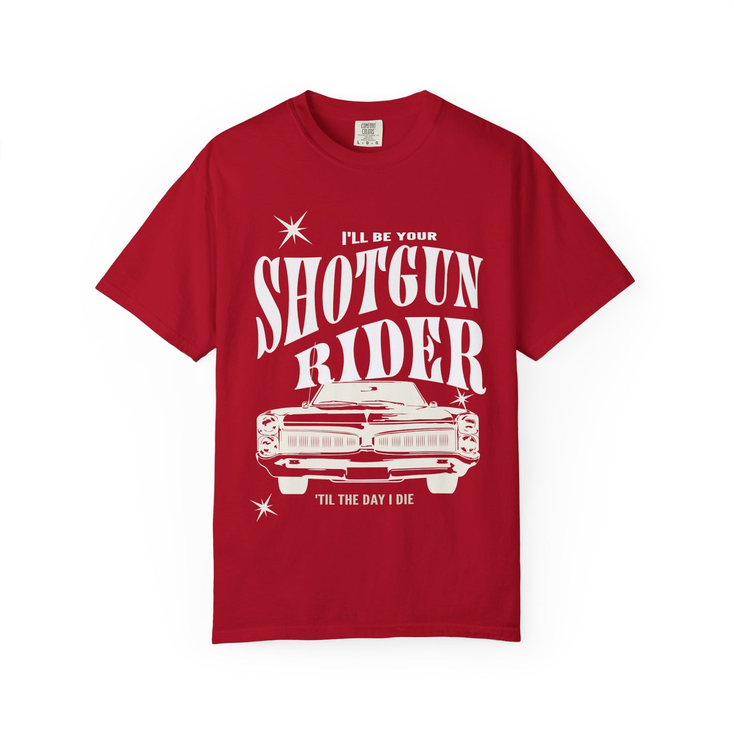 I'll Be Your Shotgun Rider - Cowboy Carter Comfort Colors Unisex TShirt - Western Cowboy Shirt - Perfect Gift for the Beyhive