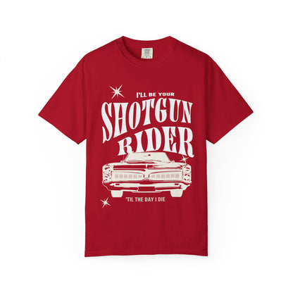 I'll Be Your Shotgun Rider - Cowboy Carter Comfort Colors Unisex TShirt - Western Cowboy Shirt - Perfect Gift for the Beyhive