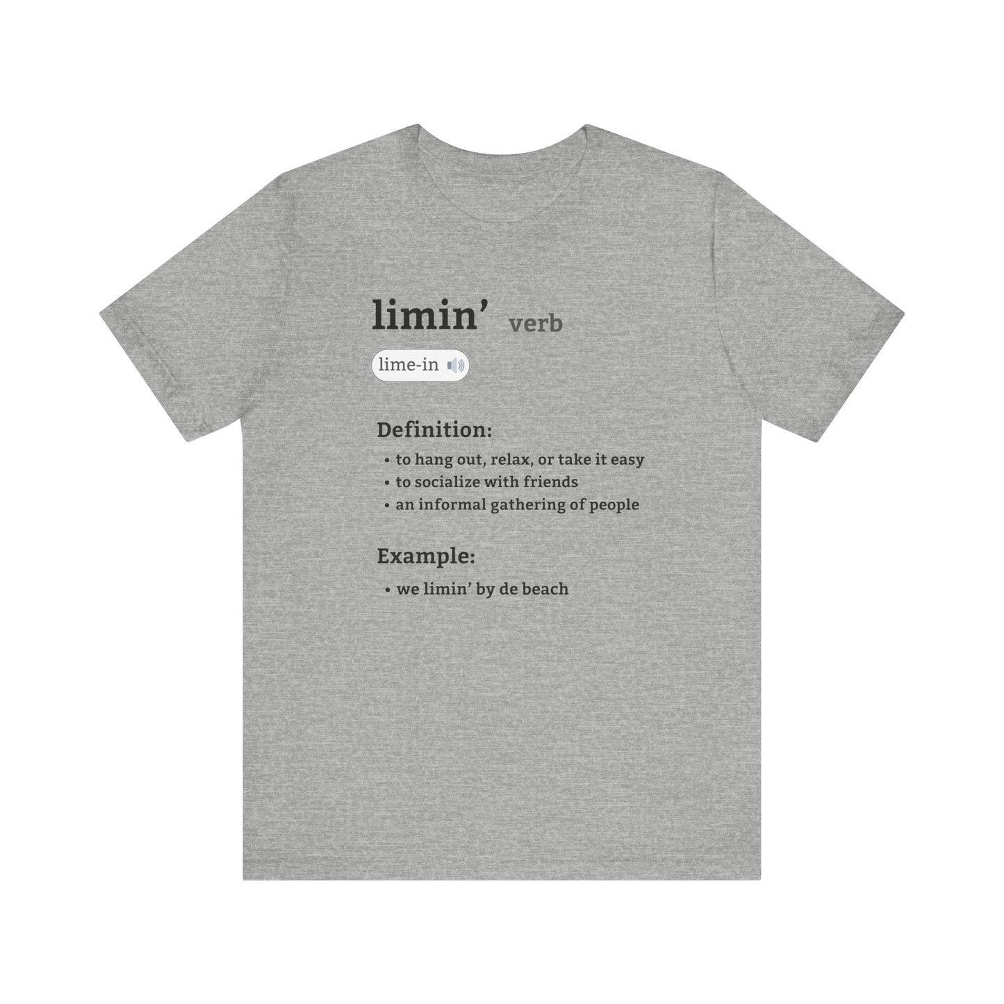Limin’ Mode On T-Shirt – Funny Trini Vibes Shirt – Caribbean Island Life Tee – Trinidad Gift – Unisex Chill Shirt for Liming Friends