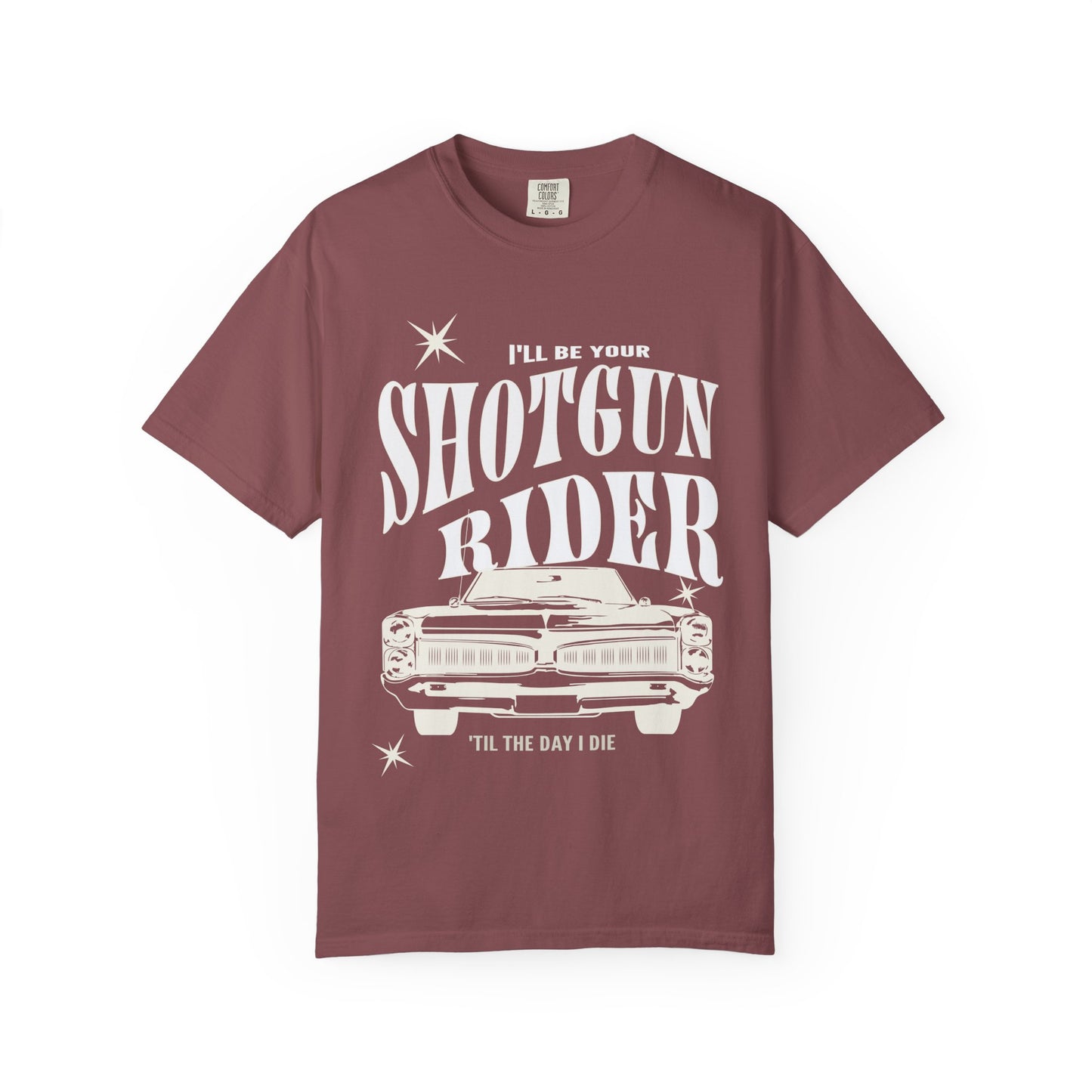 I'll Be Your Shotgun Rider - Cowboy Carter Comfort Colors Unisex TShirt - Western Cowboy Shirt - Perfect Gift for the Beyhive