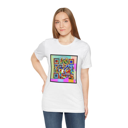 Picasso Inspired QR Code T-Shirt - Interactive Art Tee - Scan to Reveal Hidden Link - Modern Graphic Shirt - Gift for Art Lovers