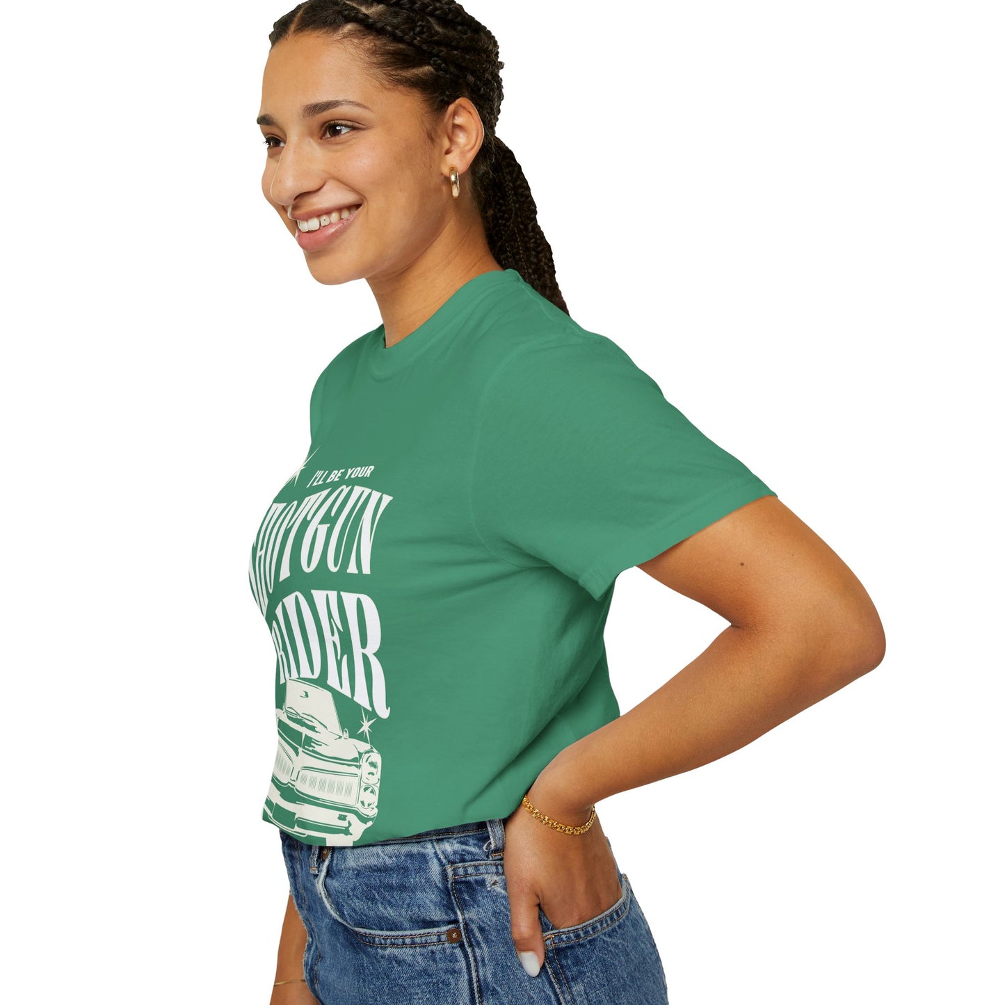 I'll Be Your Shotgun Rider - Cowboy Carter Comfort Colors Unisex TShirt - Western Cowboy Shirt - Perfect Gift for the Beyhive