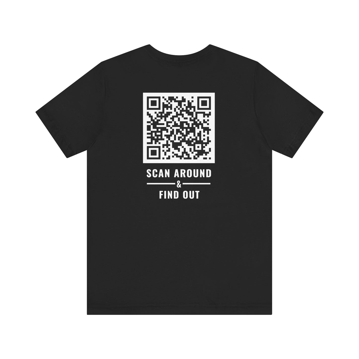 Funny QR Code T-Shirt – Scan Me for Instant 90s Nostalgia | What is Love Meme Shirt | Party Tee | Unisex Graphic Tee - Scan Around & Find Out