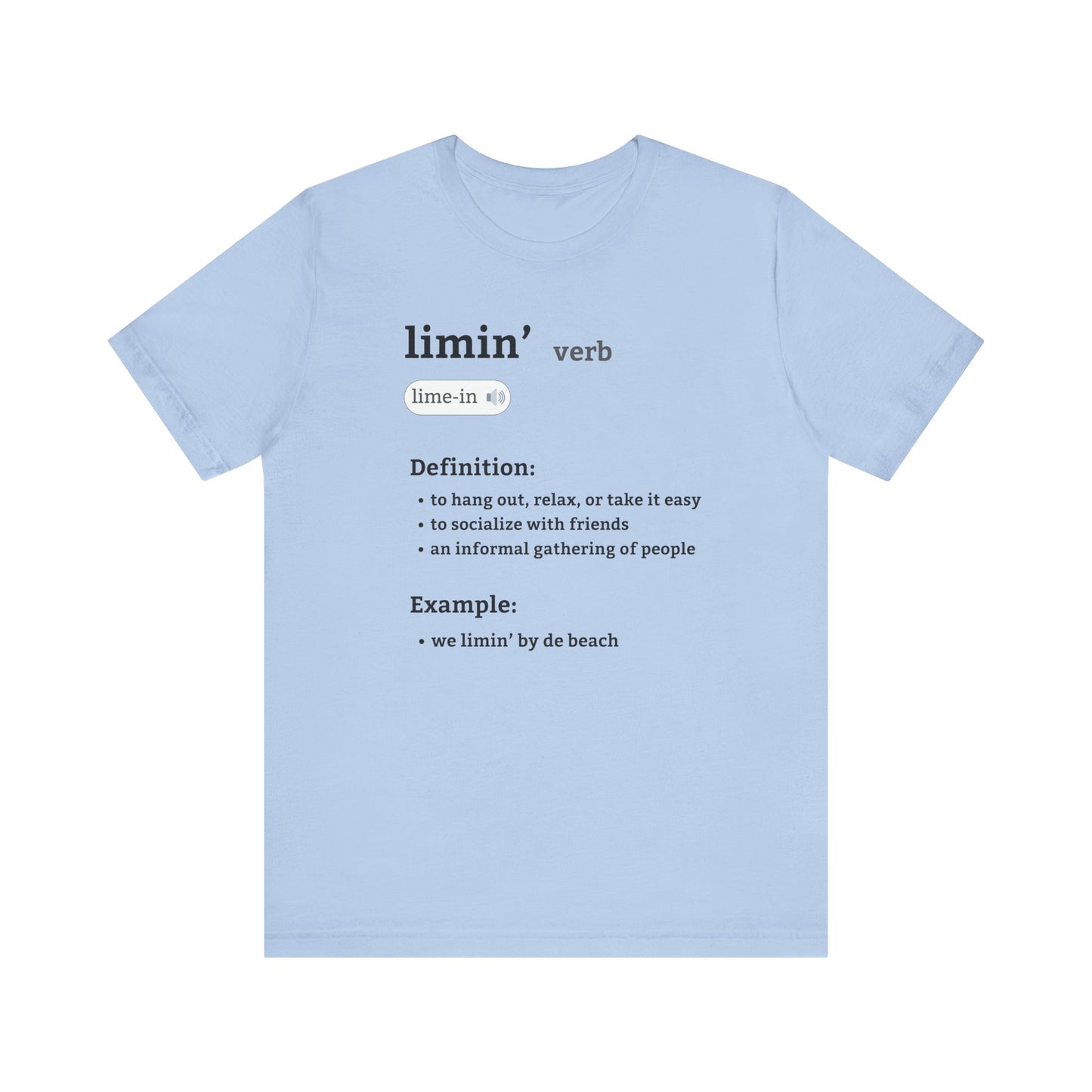 Limin’ Mode On T-Shirt – Funny Trini Vibes Shirt – Caribbean Island Life Tee – Trinidad Gift – Unisex Chill Shirt for Liming Friends