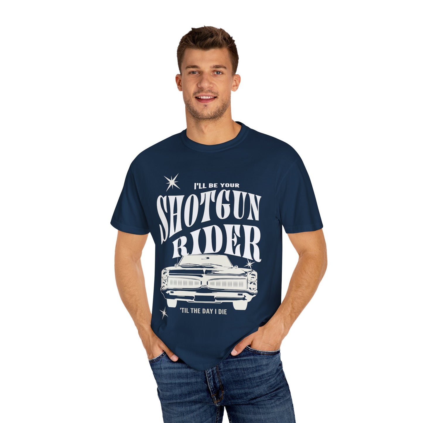 I'll Be Your Shotgun Rider - Cowboy Carter Comfort Colors Unisex TShirt - Western Cowboy Shirt - Perfect Gift for the Beyhive