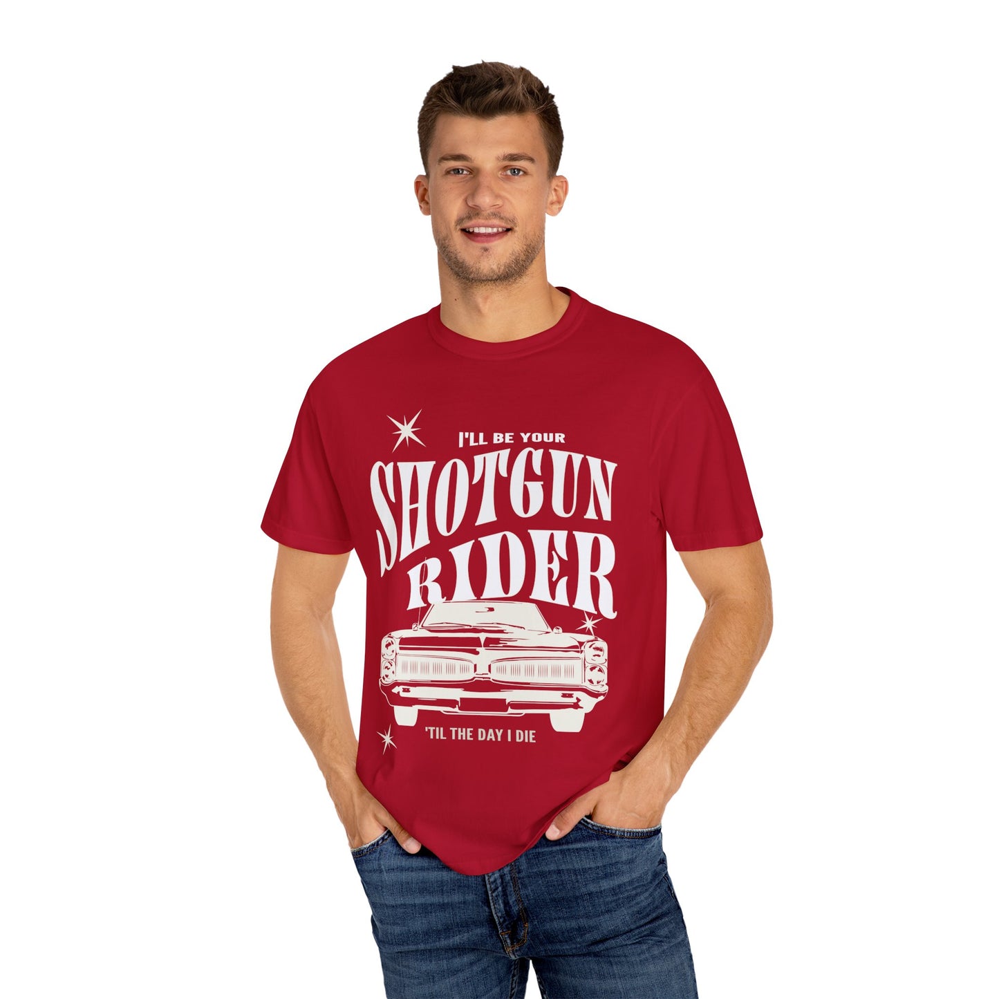 I'll Be Your Shotgun Rider - Cowboy Carter Comfort Colors Unisex TShirt - Western Cowboy Shirt - Perfect Gift for the Beyhive