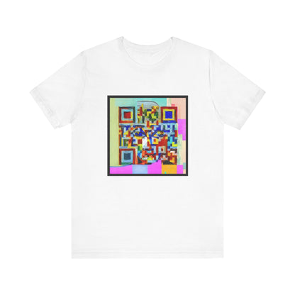 Picasso Inspired QR Code T-Shirt - Interactive Art Tee - Scan to Reveal Hidden Link - Modern Graphic Shirt - Gift for Art Lovers