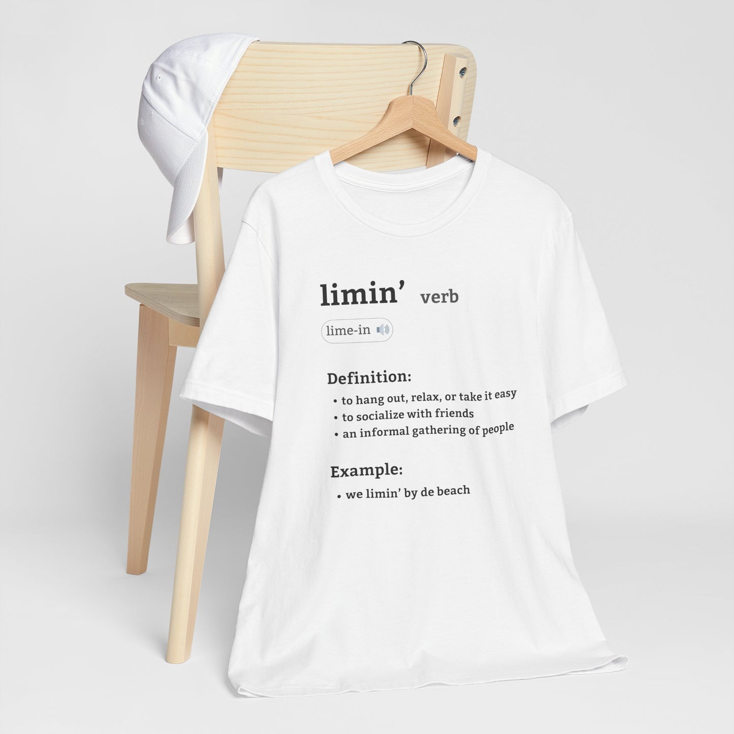Limin’ Mode On T-Shirt – Funny Trini Vibes Shirt – Caribbean Island Life Tee – Trinidad Gift – Unisex Chill Shirt for Liming Friends